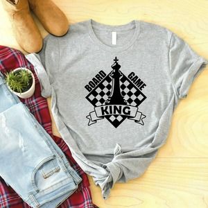 Board Game King Shirt, Chess Shirt, Chess Lover Shirt, Chess Player Shirt